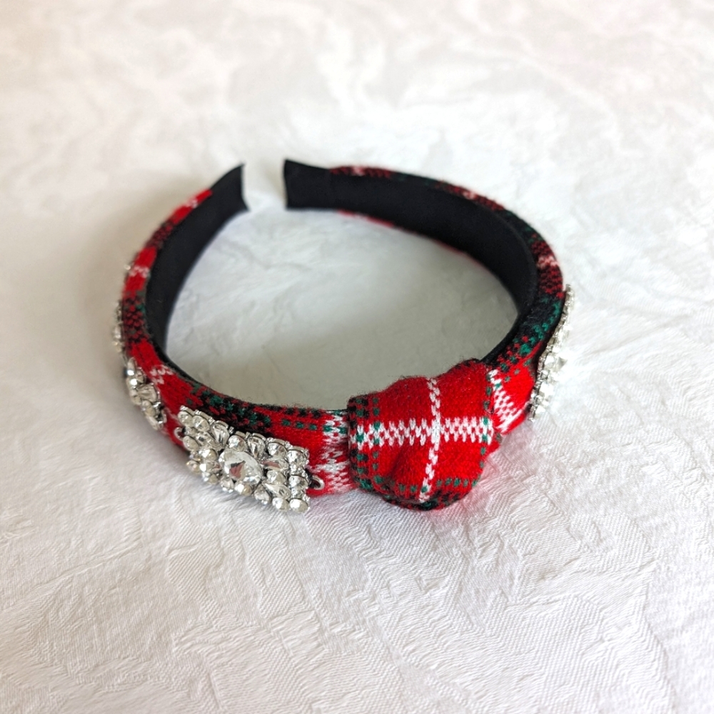 Tahari | Christmas Plaid Knot Headband